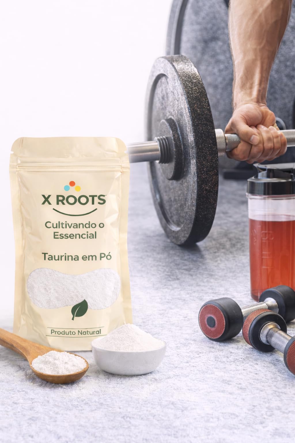 Taurina em Pó X Roots