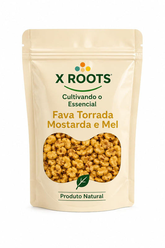 Fava Torrada Mostarda e Mel X Roots