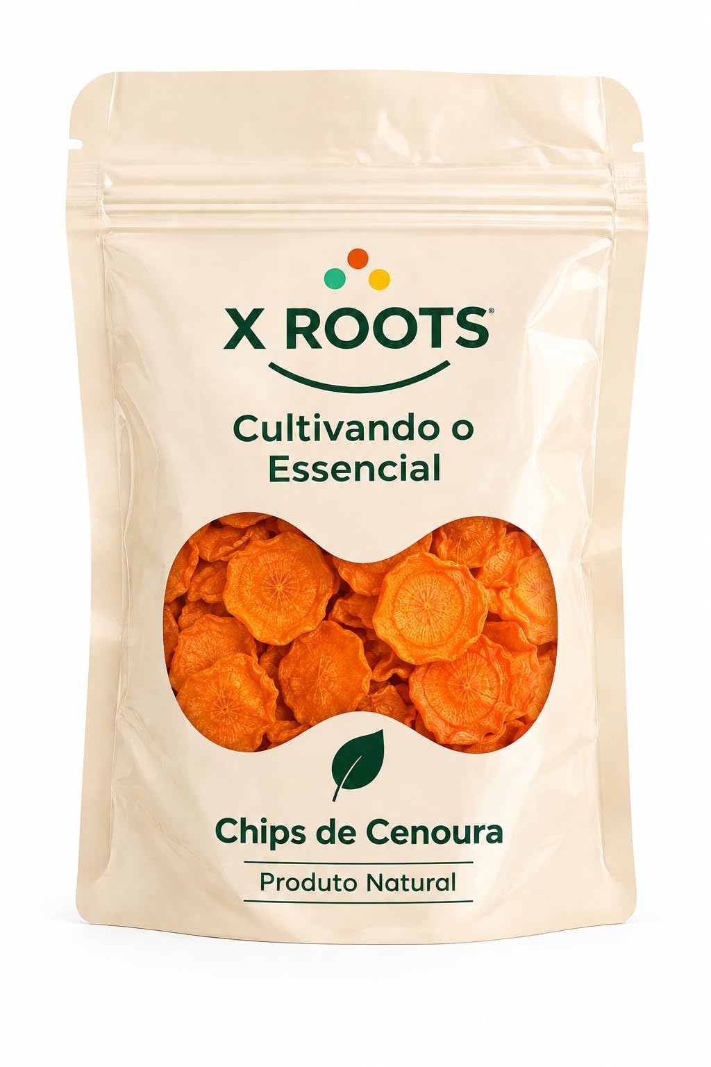 Chips de Cenoura Liofilizado X Roots