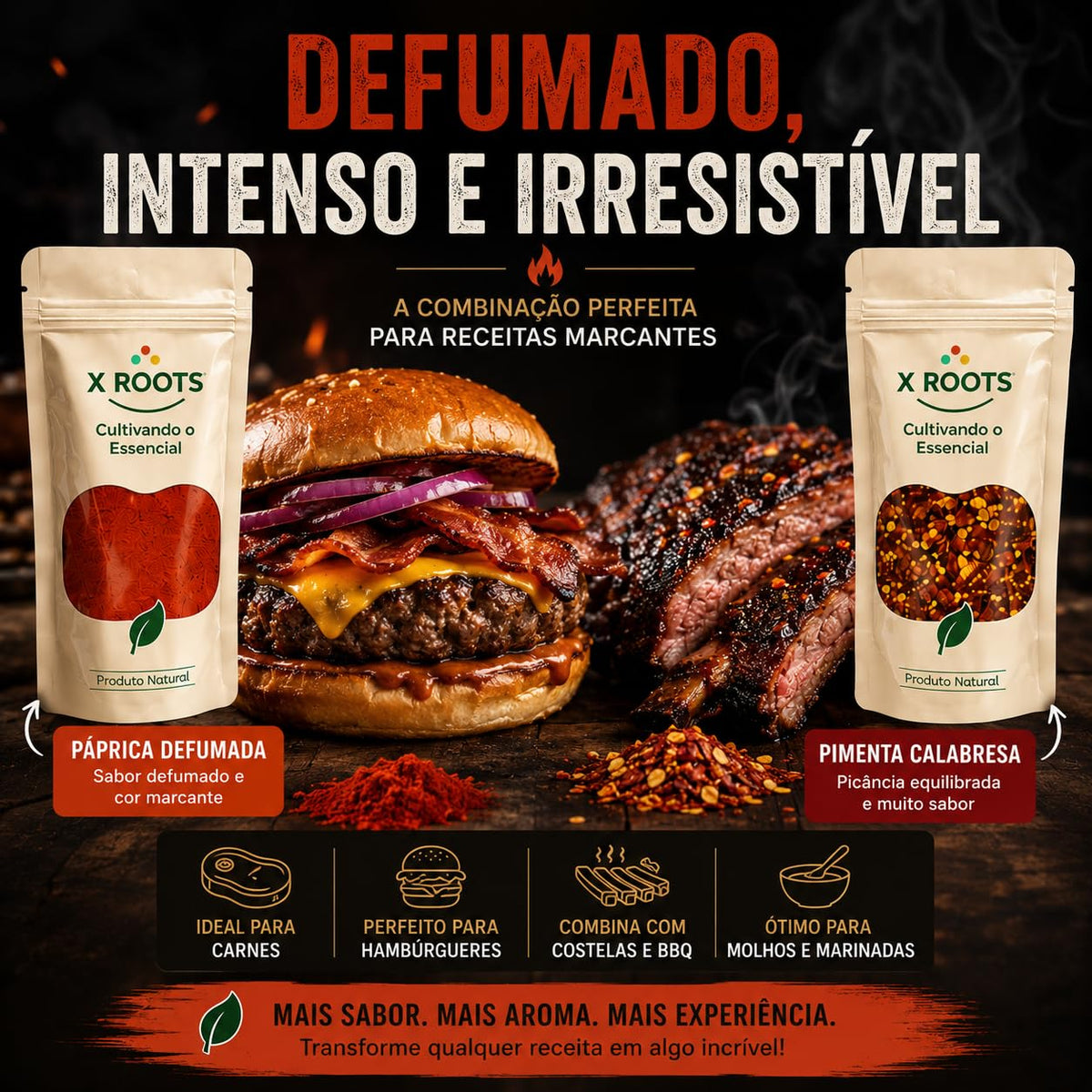 Kit Temperos para Churrasco X Roots