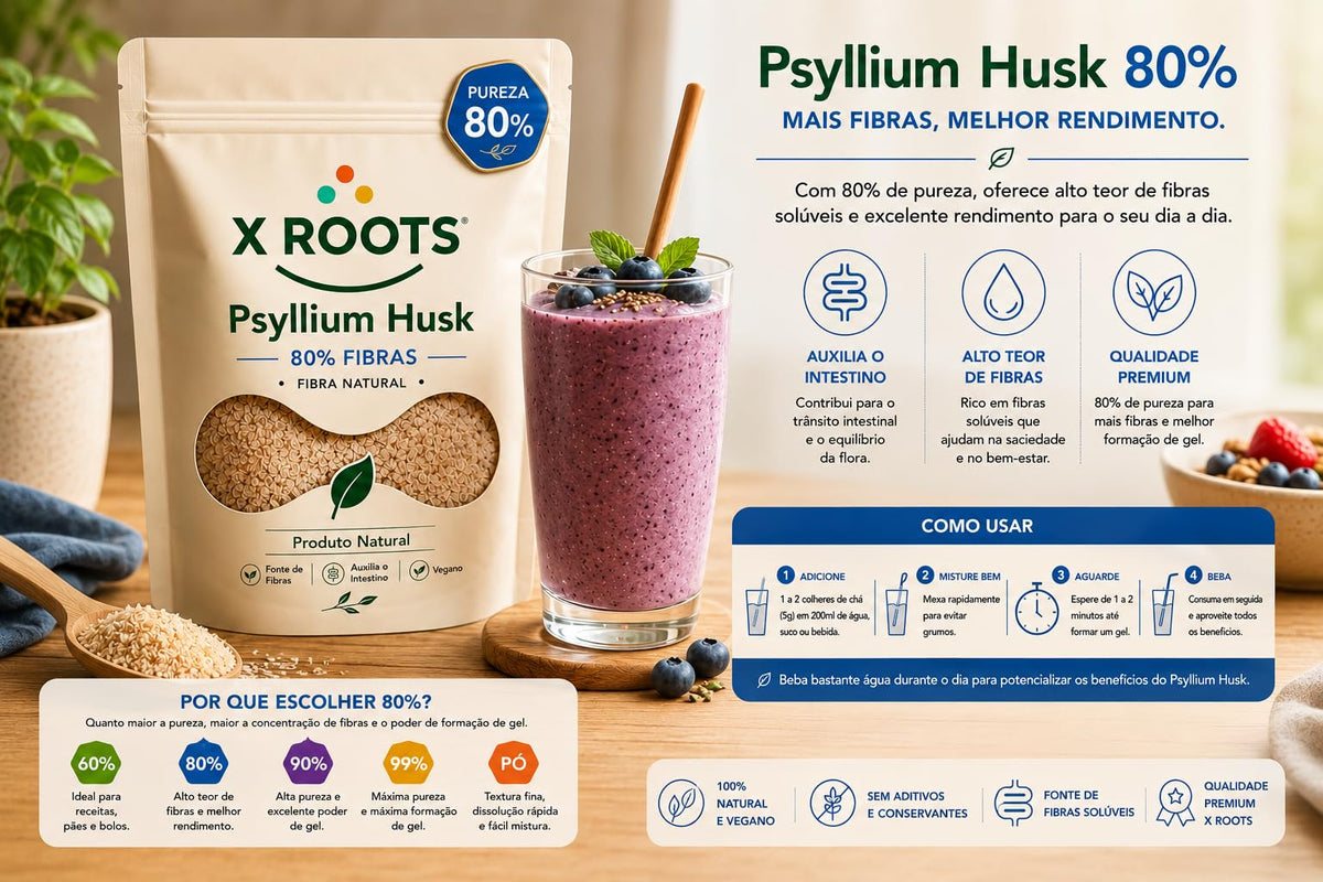 Psyllium Husk 60% X Roots