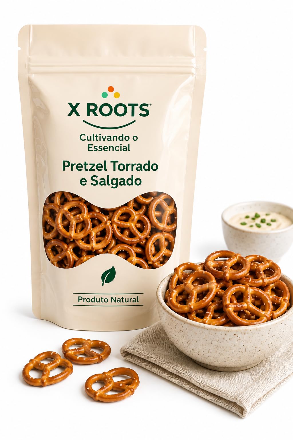 Pretzel Torrado e Salgado X Roots