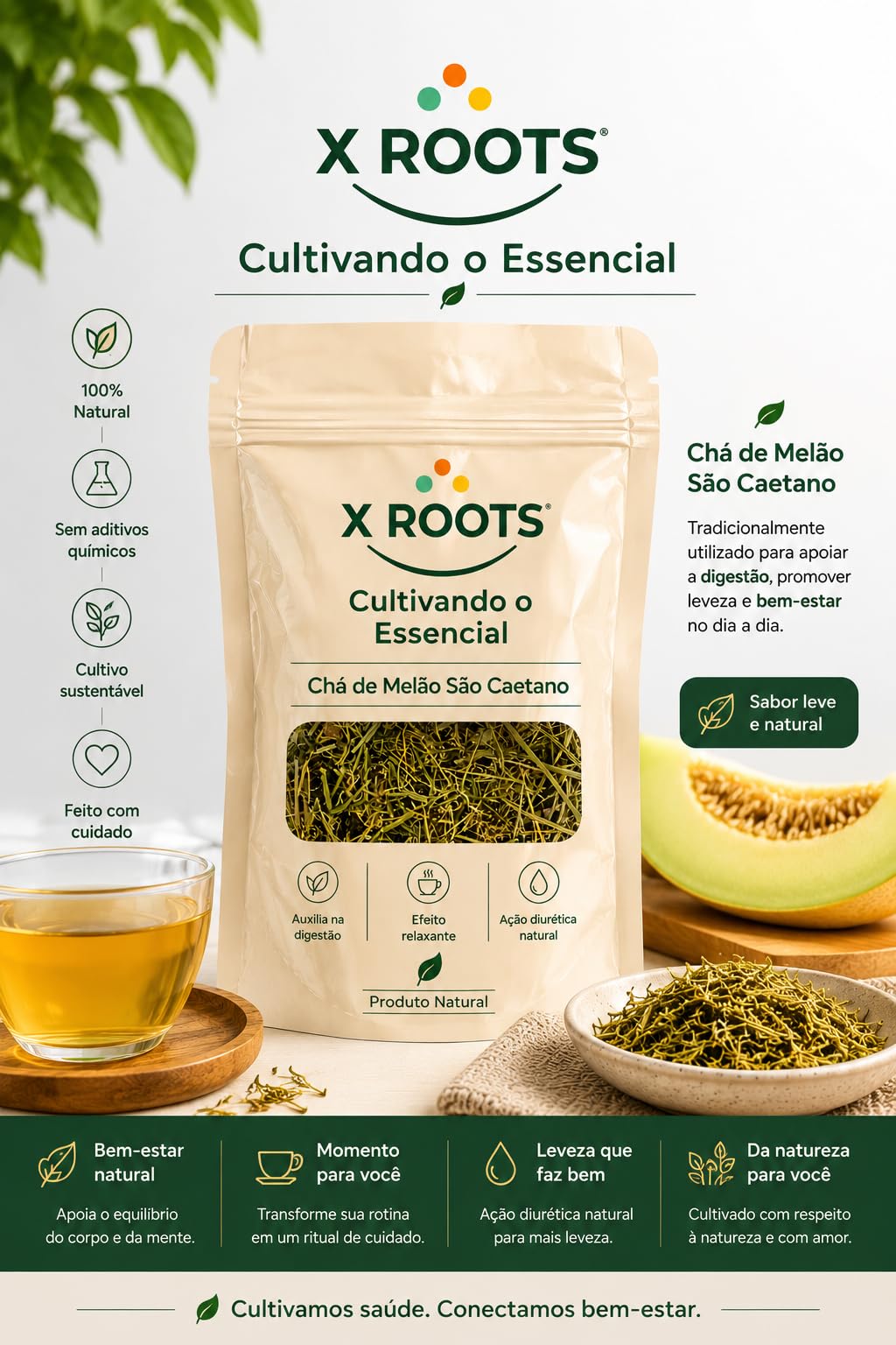 Chá de Melão de São Caetano X Roots