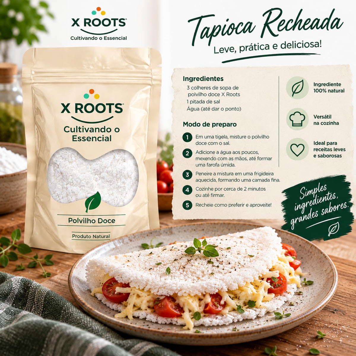 Polvilho Doce X Roots