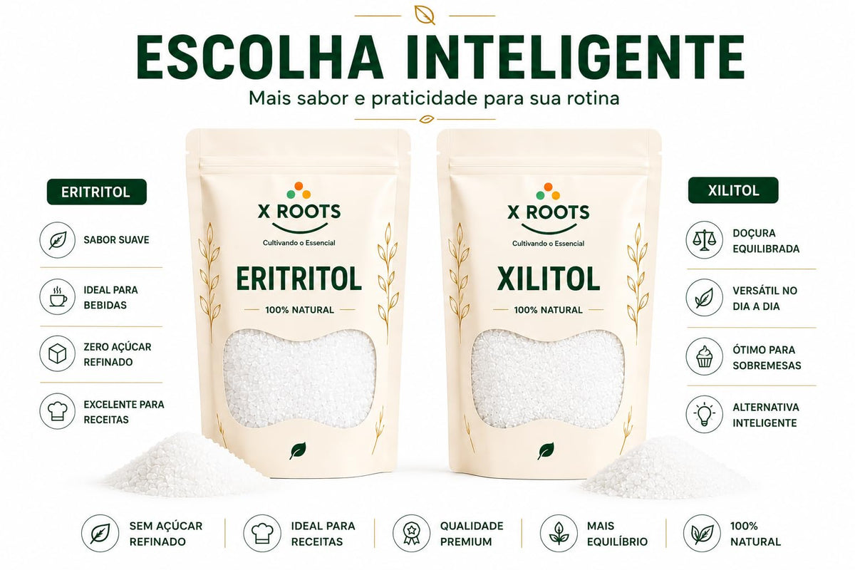 Kit Adoçantes Naturais X Roots