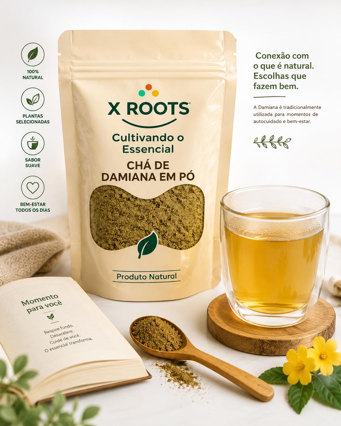 Damiana em Pó X Roots