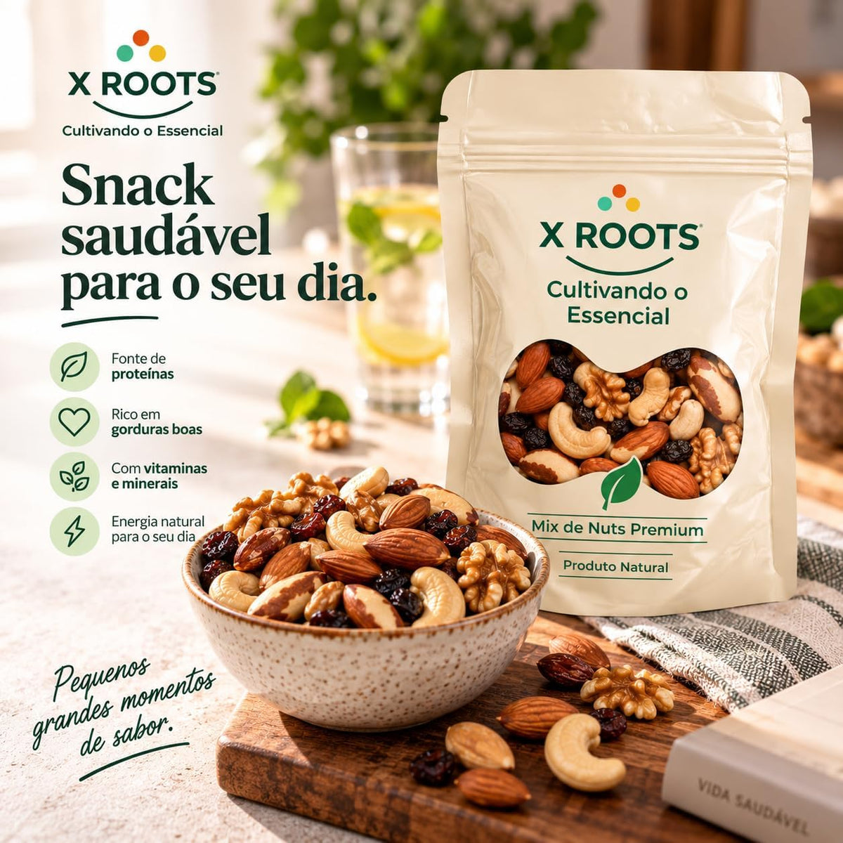 Mix de Nuts Premium Kit 2x500g X Roots