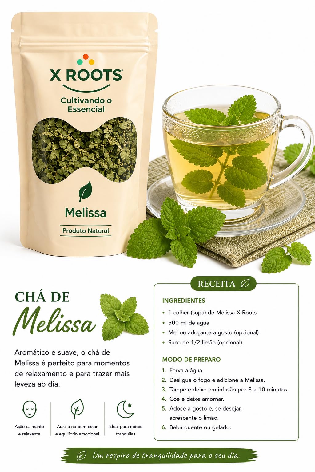 Kit Momento Relax 4 Chás X Roots