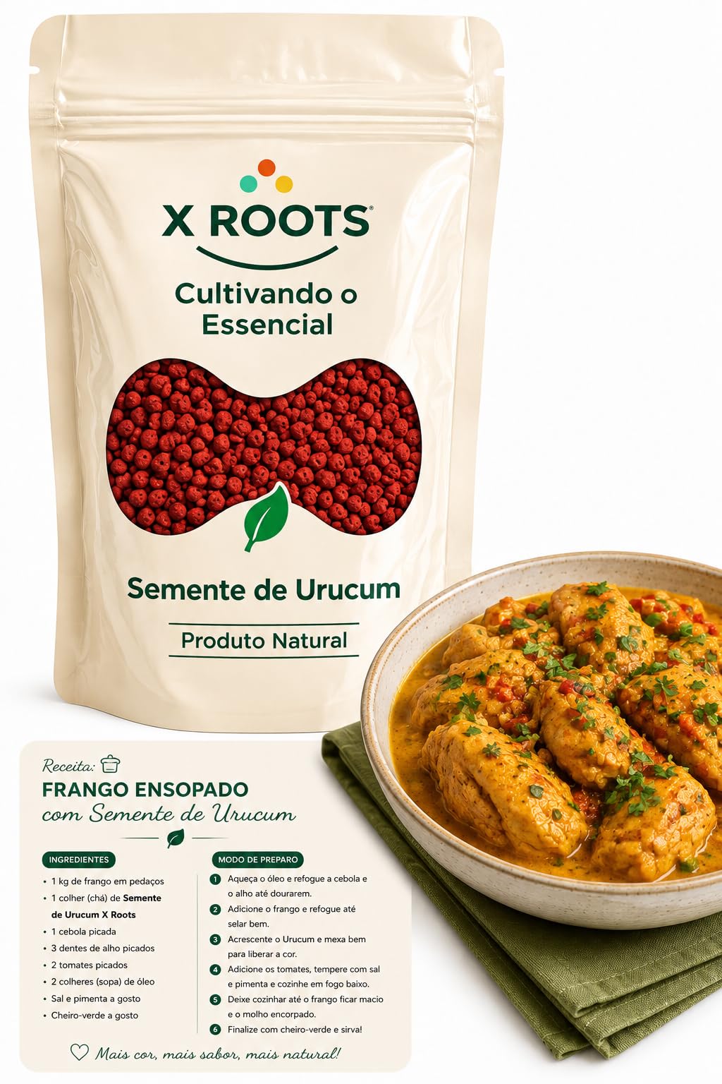 Semente de Urucum X Roots