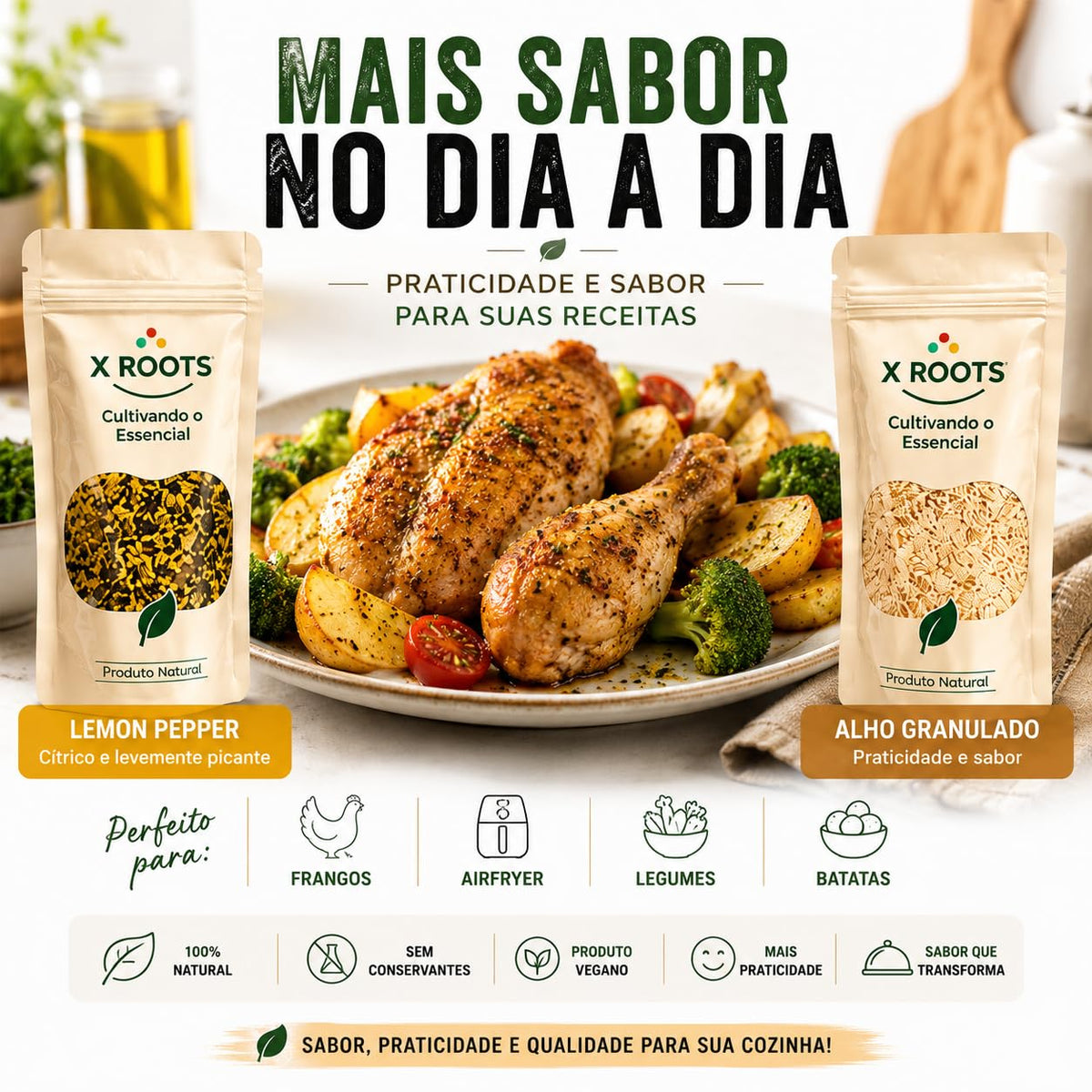 Kit Temperos para Churrasco X Roots