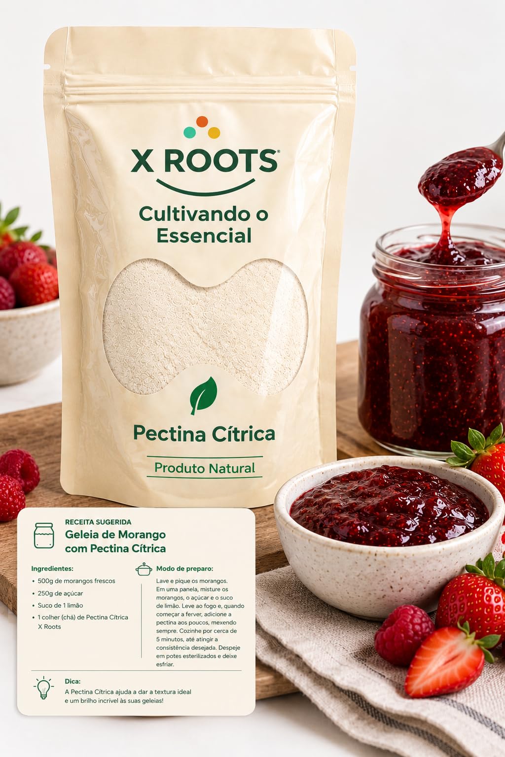 Pectina Cítrica X Roots