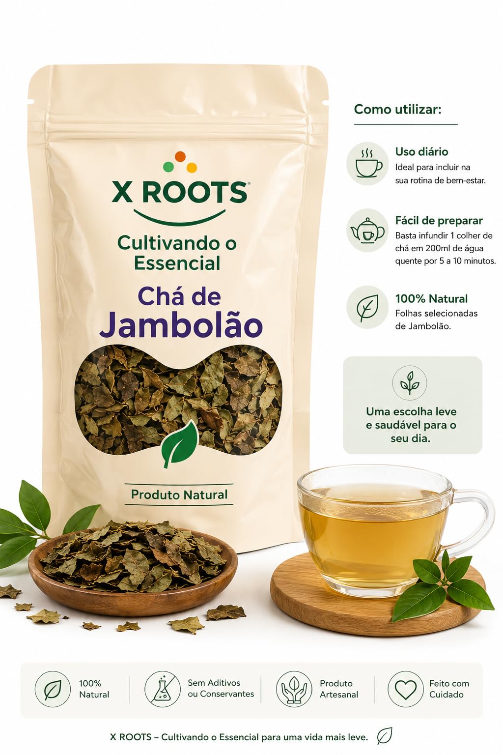 Chá de Jambolão X Roots