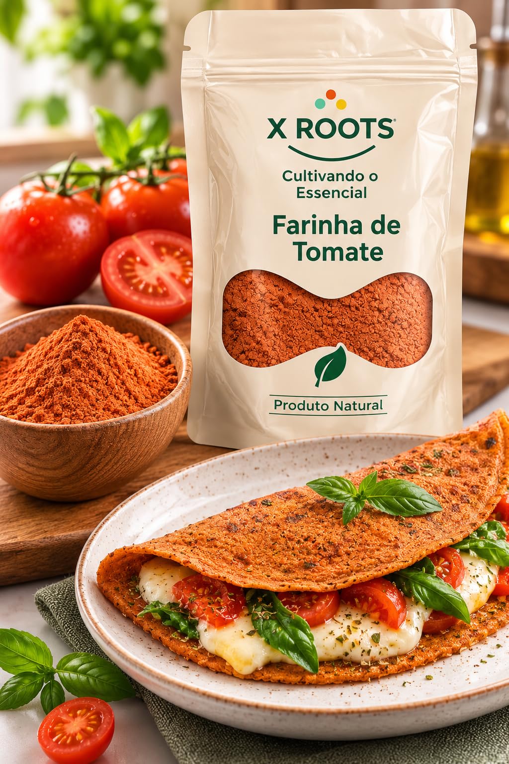 Farinha de Tomate X Roots
