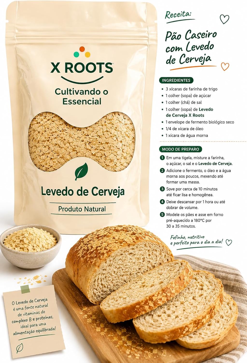 Levedo de Cerveja X Roots