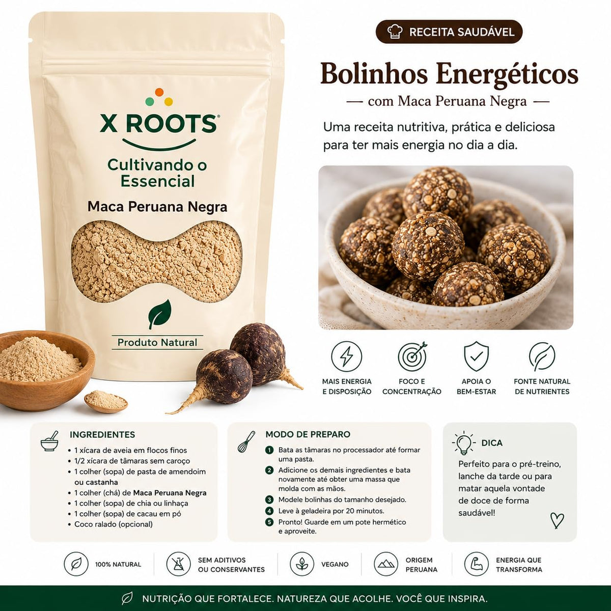 Maca Peruana Negra X Roots