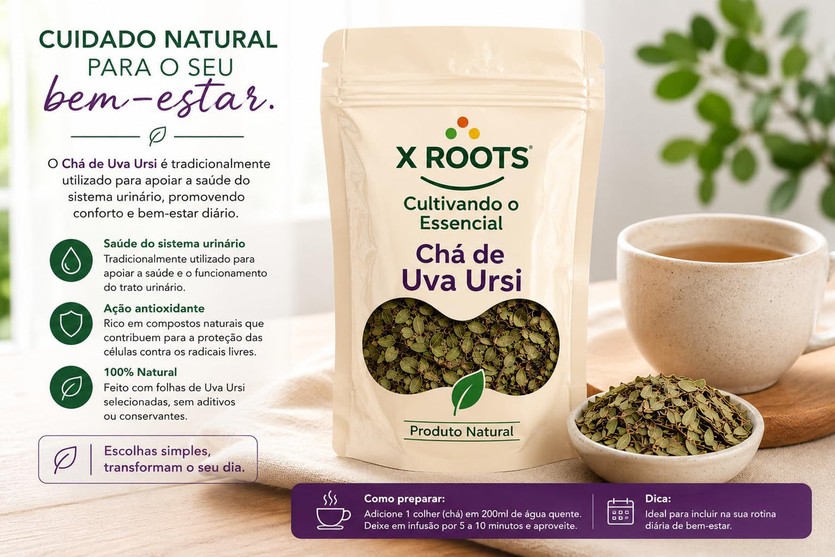 Chá de Uva Ursi X Roots