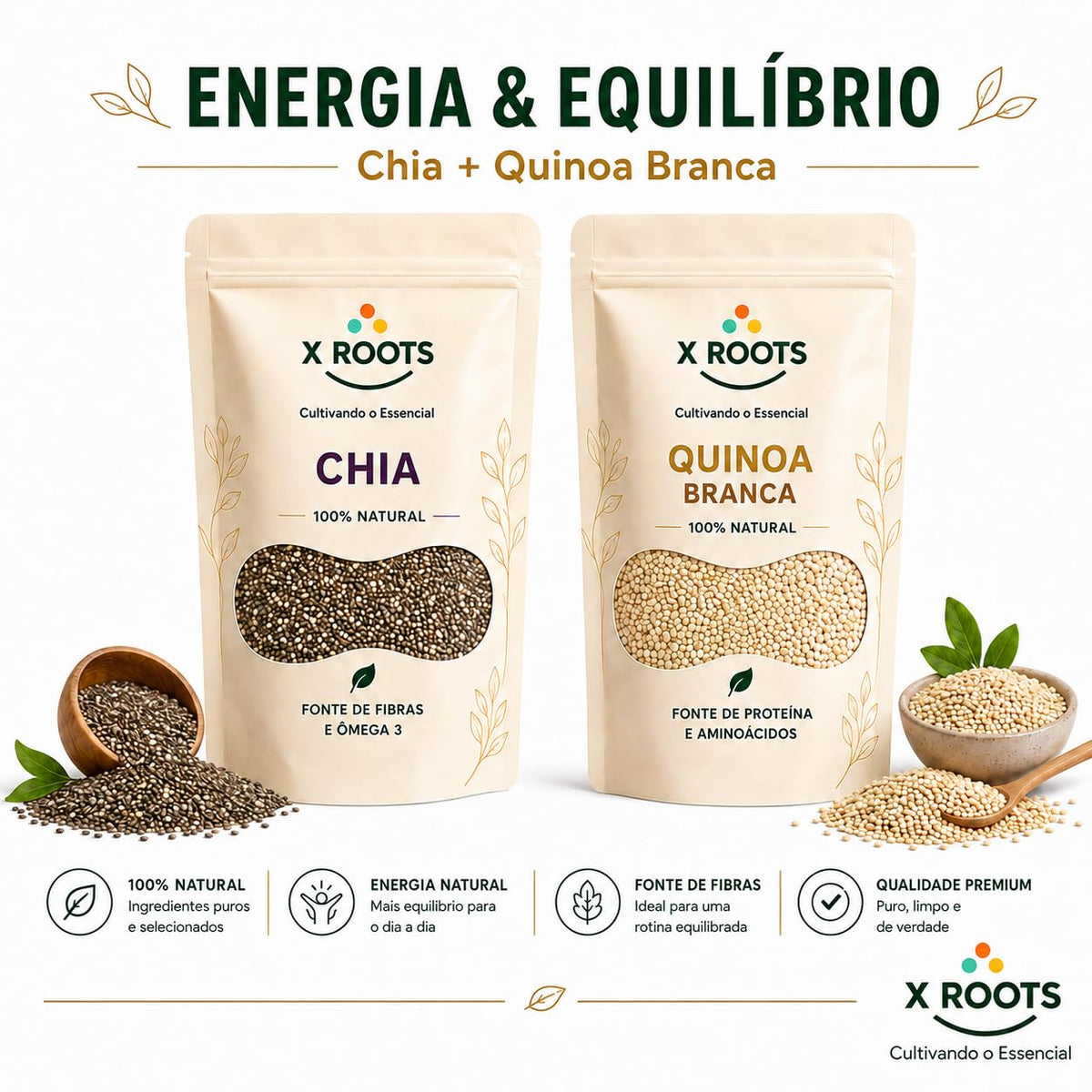 Kit Sementes X Roots
