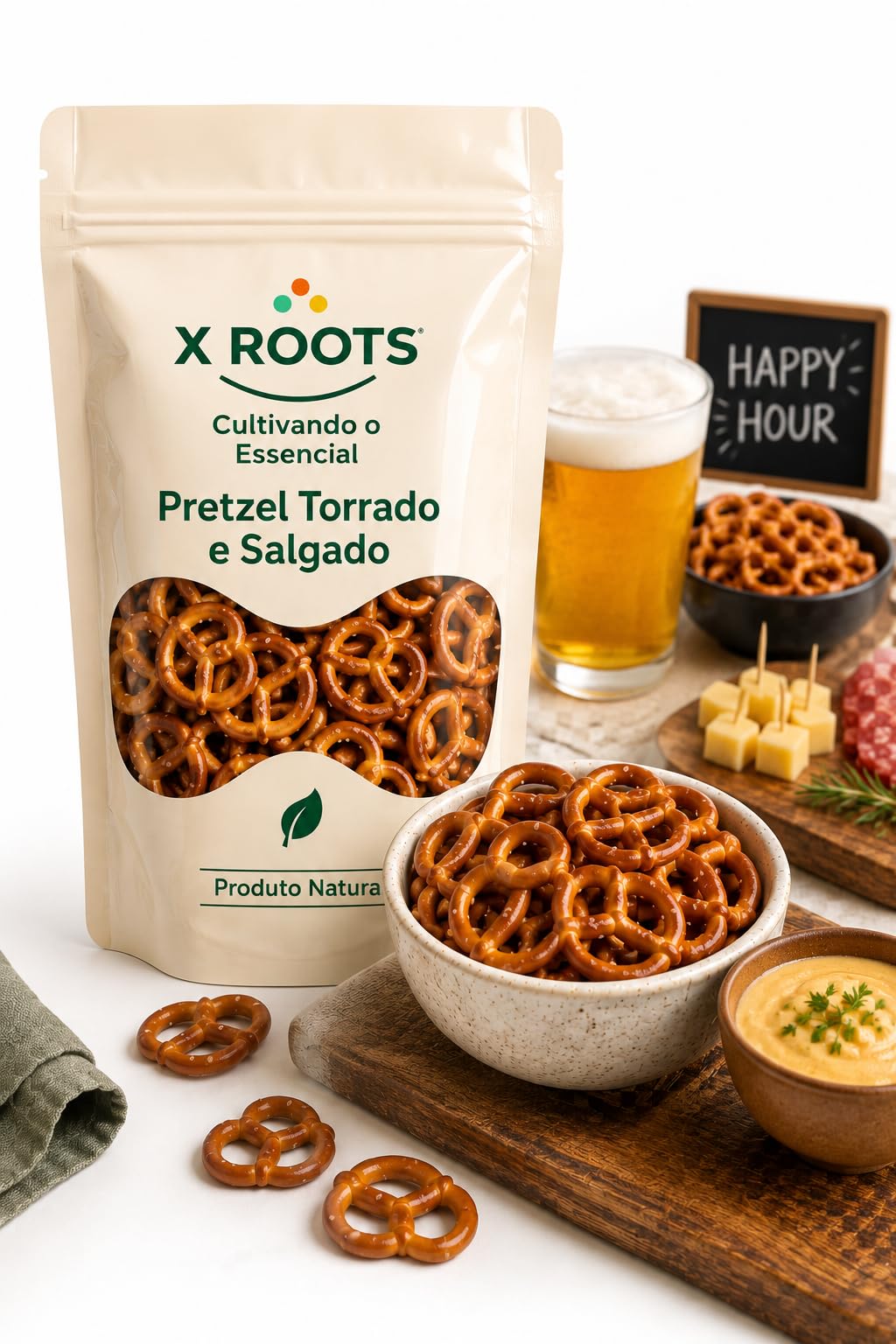 Pretzel Torrado e Salgado X Roots