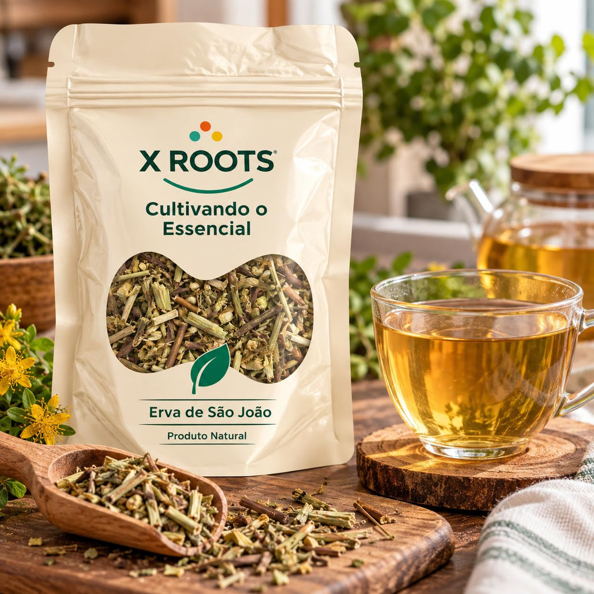 Chá Erva de São João X Roots