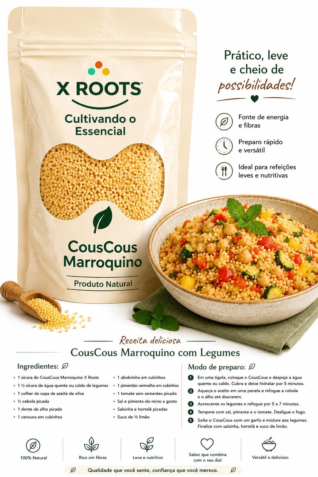 Couscous Marroquino X Roots