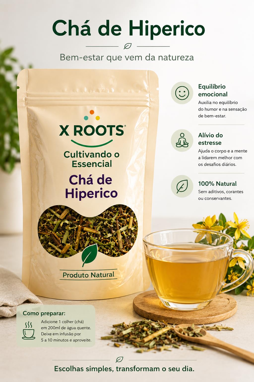 Chá de Hipérico X Roots