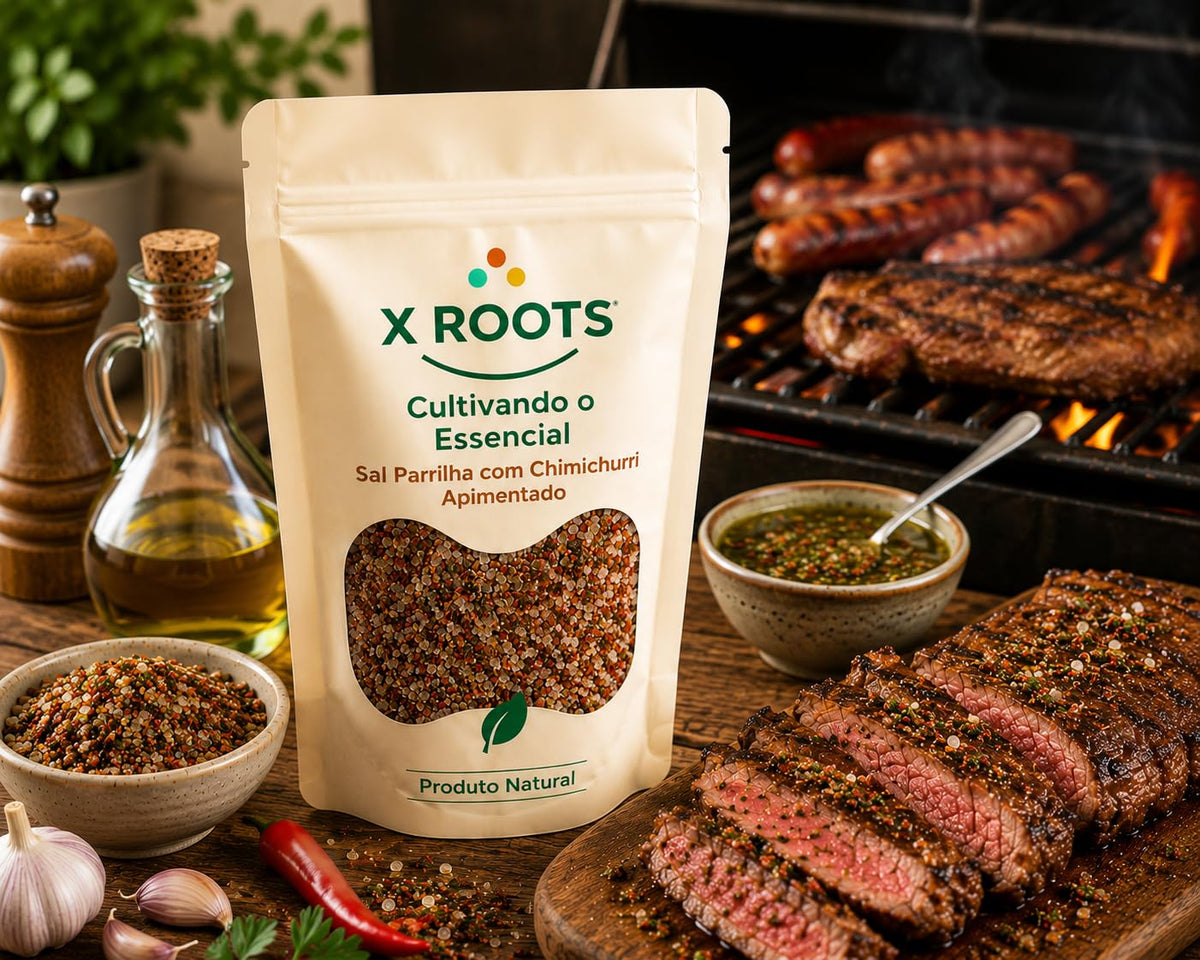 Sal de Parrilha com Chimichurri Apimentado X Roots