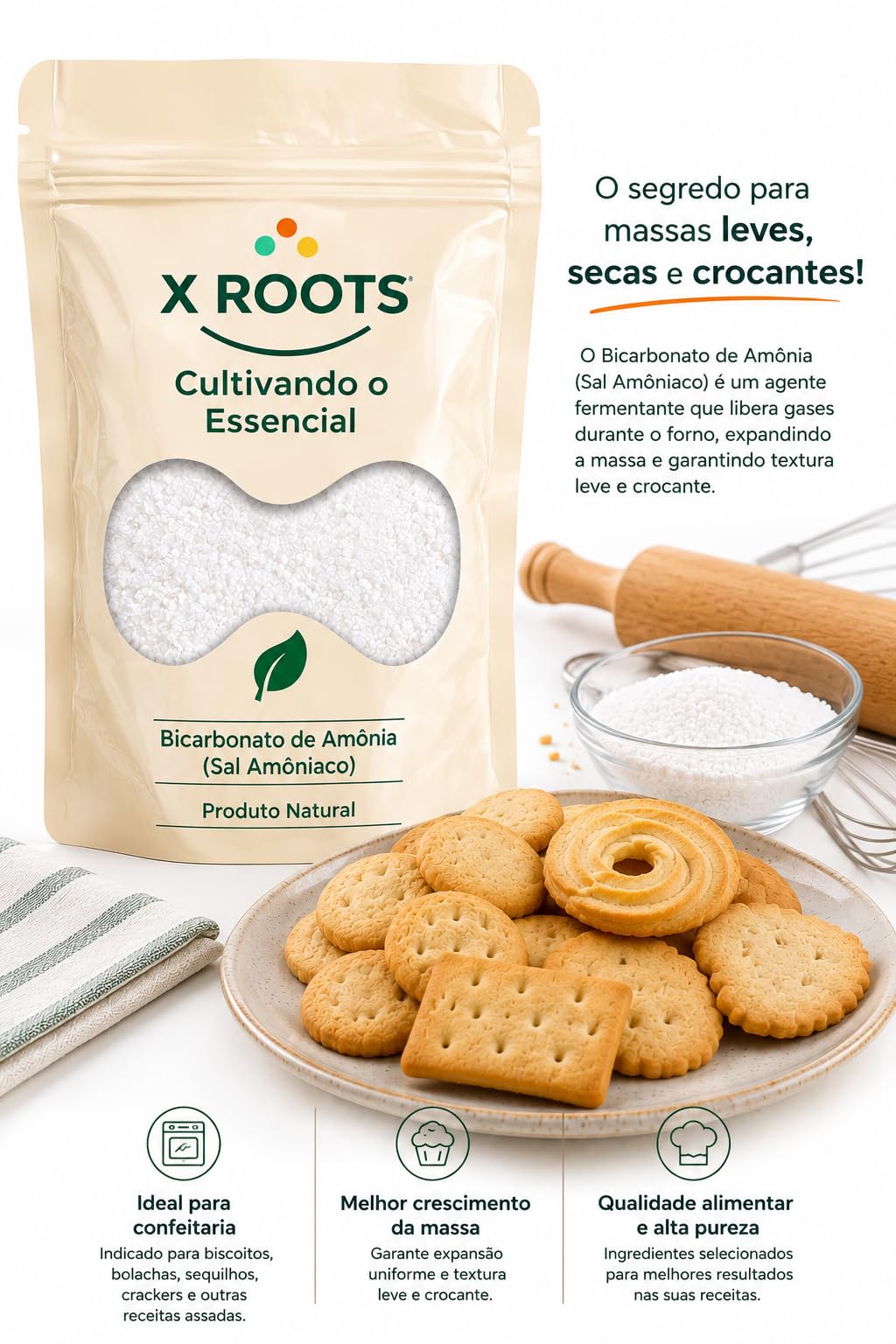 Bicarbonato de Amônio (Sal Amoníaco) X Roots