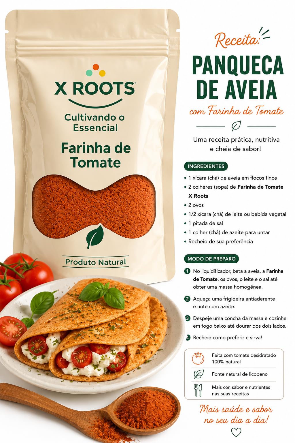 Farinha de Tomate X Roots