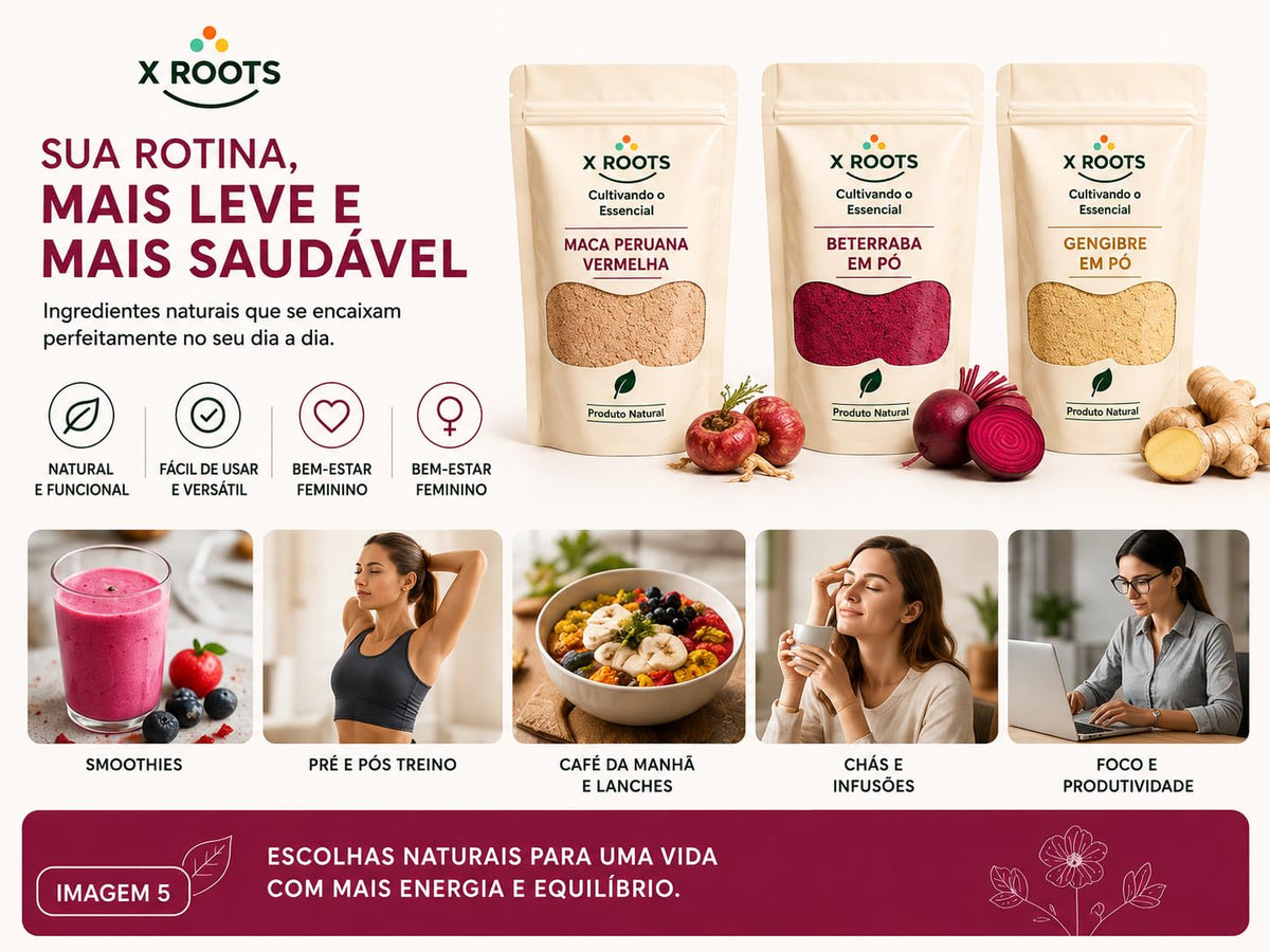 Kit Vitalidade Feminina X Roots