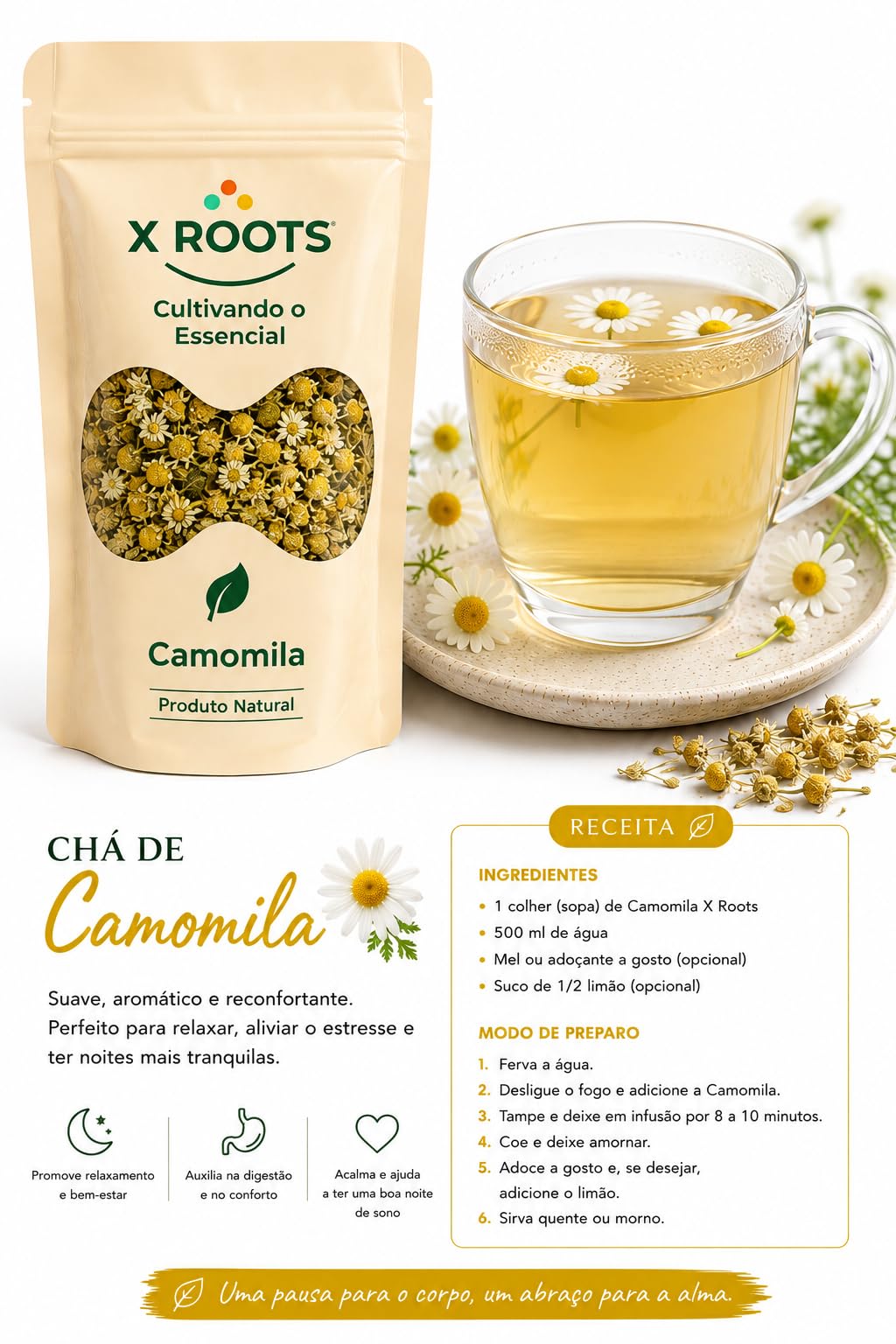 Kit Momento Relax 4 Chás X Roots