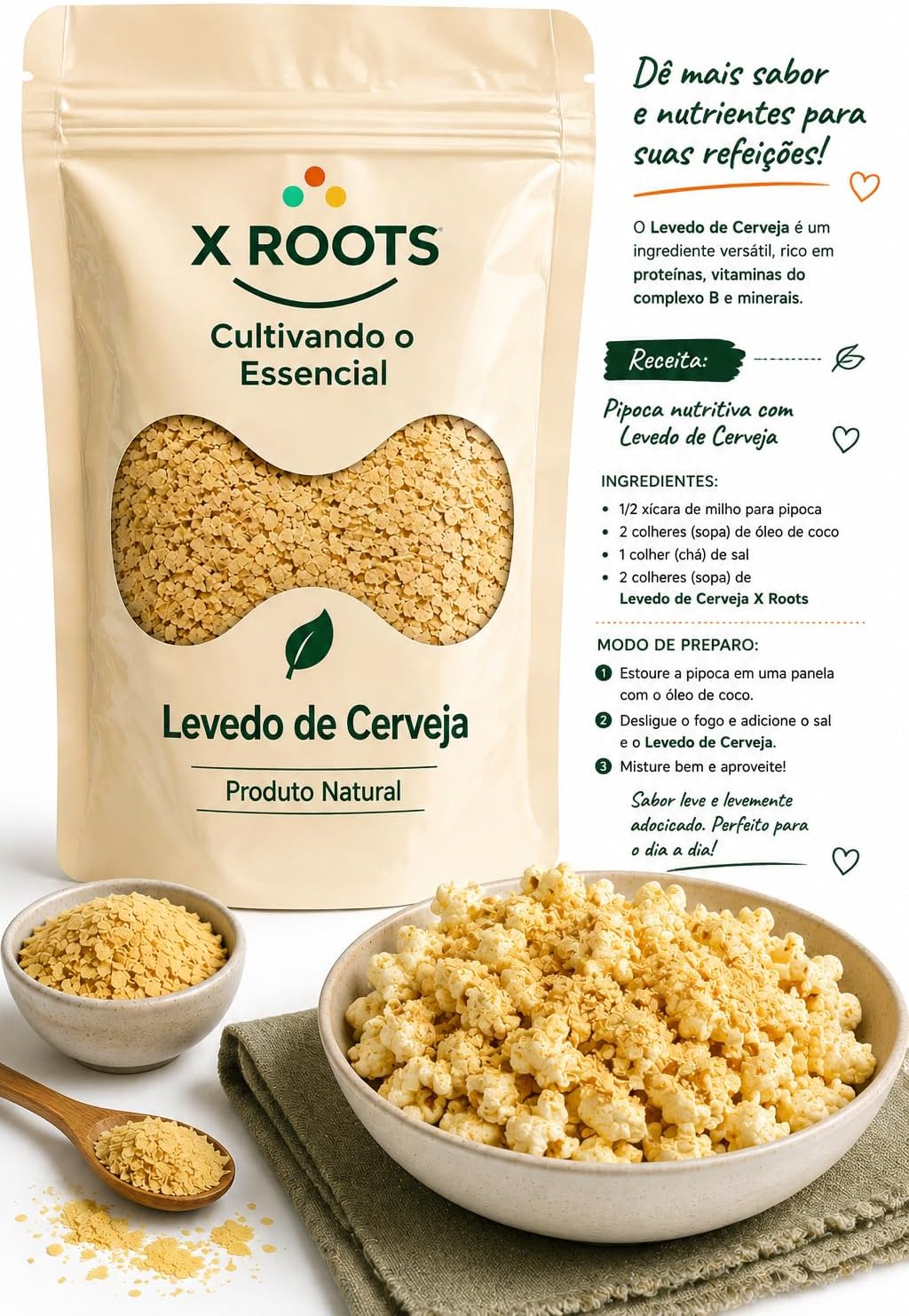 Levedo de Cerveja X Roots