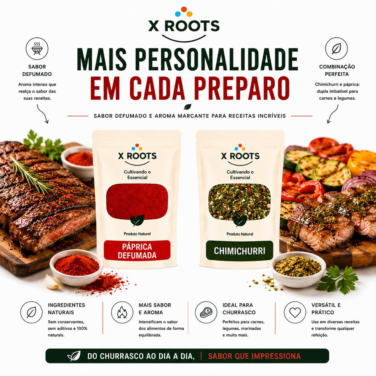 Kit Temperos Clássicos X Roots