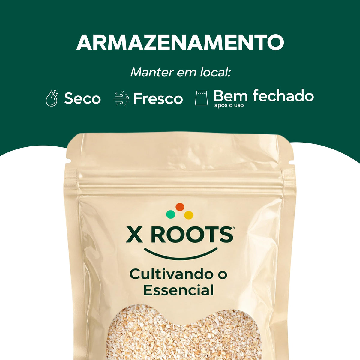 Aveia em Flocos Finos Sem Glúten X Roots
