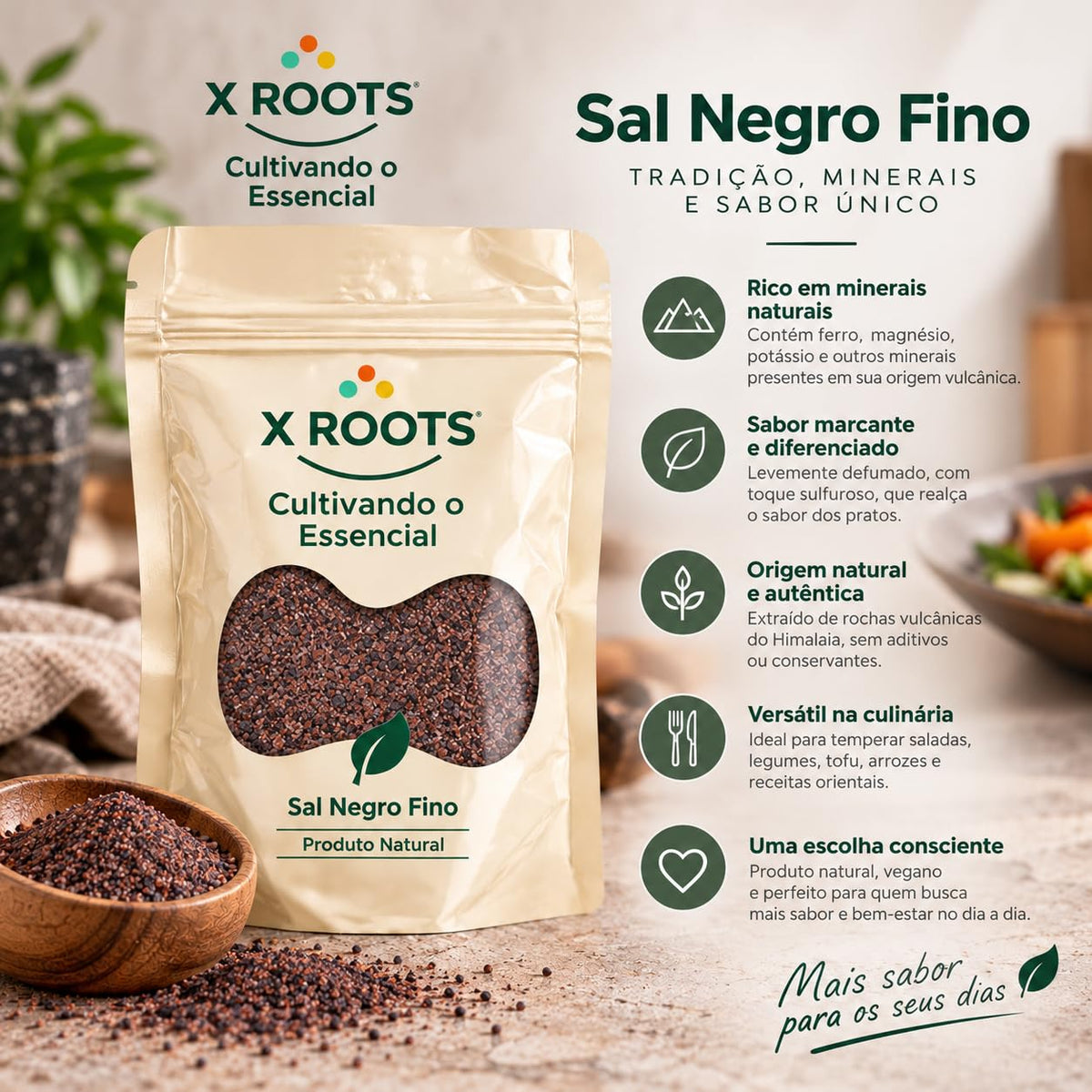 Sal Negro Fino do Himalaia X Roots