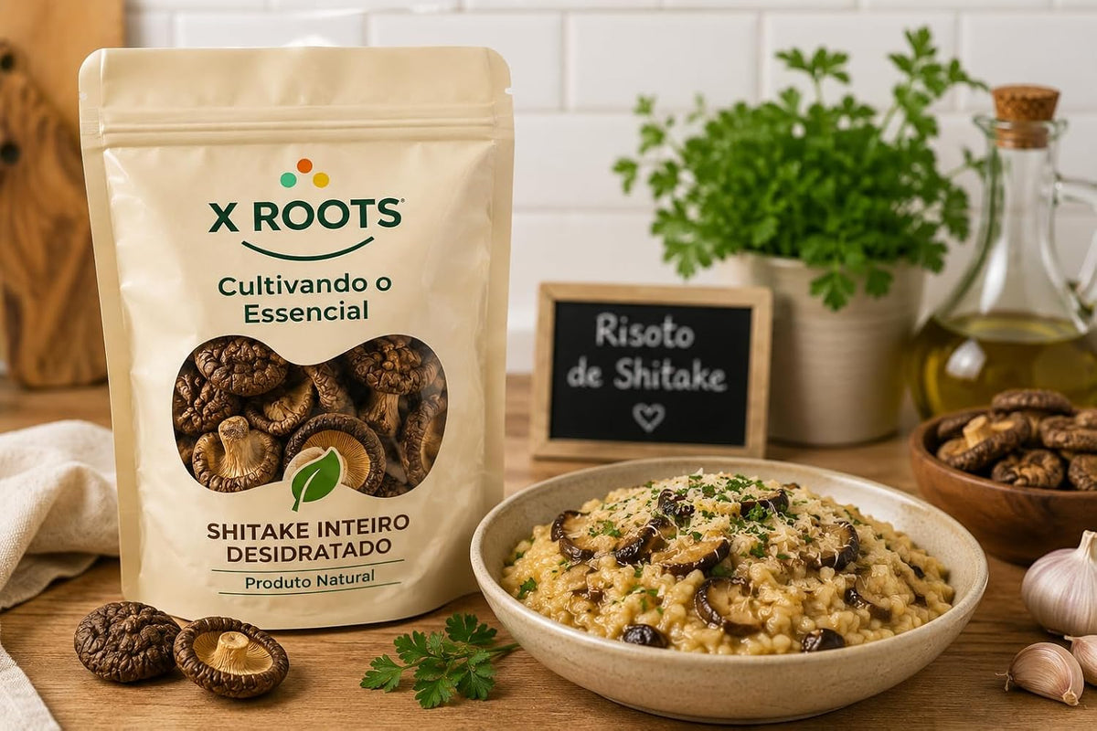 Shitake Inteiro Cogumelo Desidratado X Roots