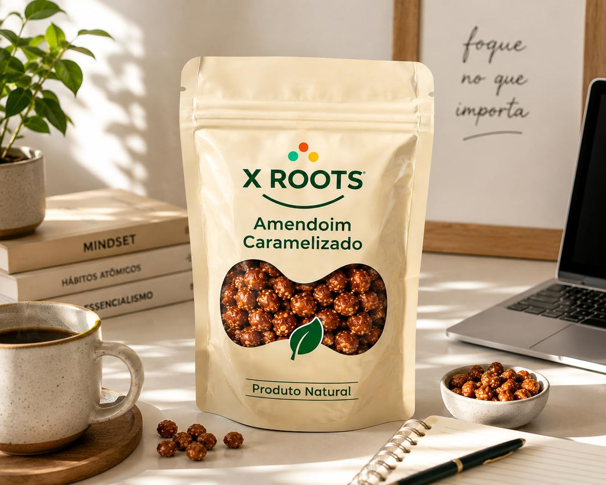 Amendoim Caramelizado X Roots