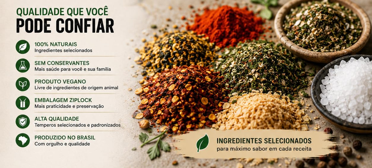 Kit Temperos para Churrasco X Roots