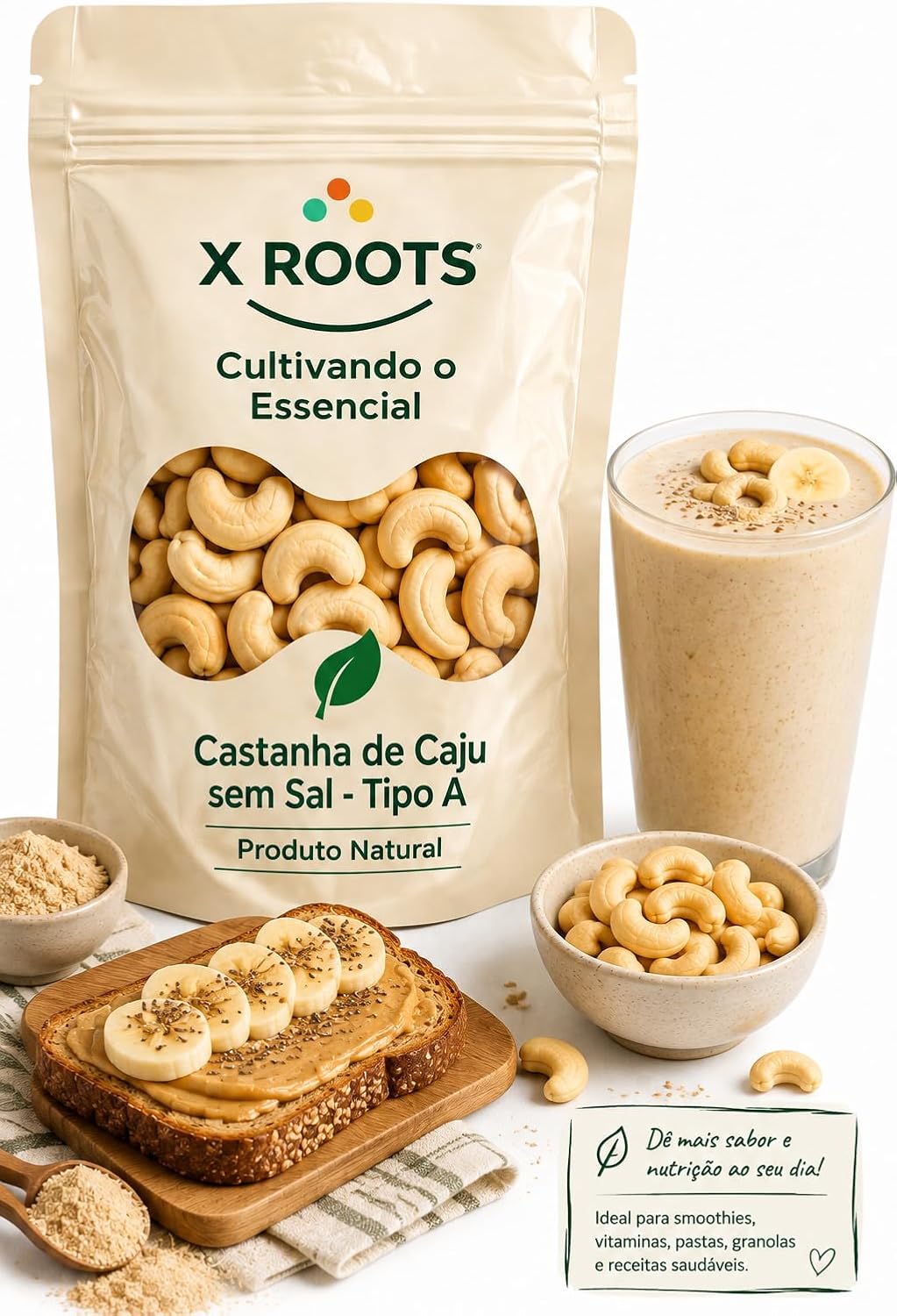 Castanha de Caju X Roots