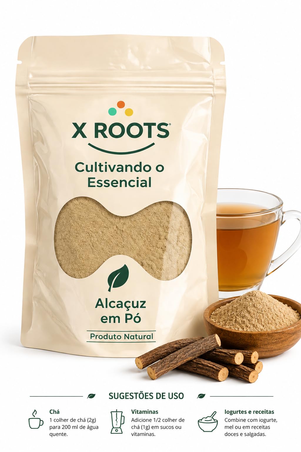 Alcaçuz em Pó X Roots