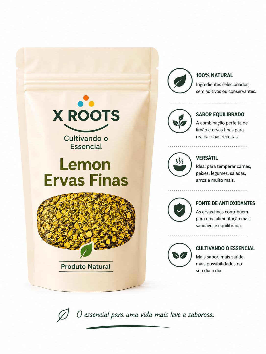 Tempero Lemon Ervas Finas X Roots