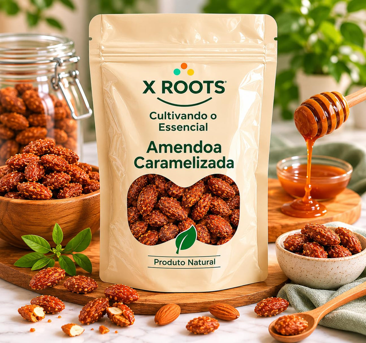 Amêndoa Caramelizada X Roots