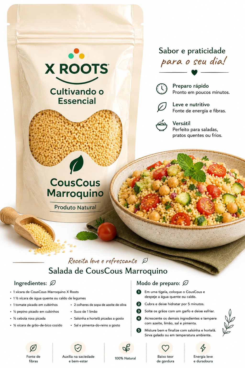 Couscous Marroquino X Roots