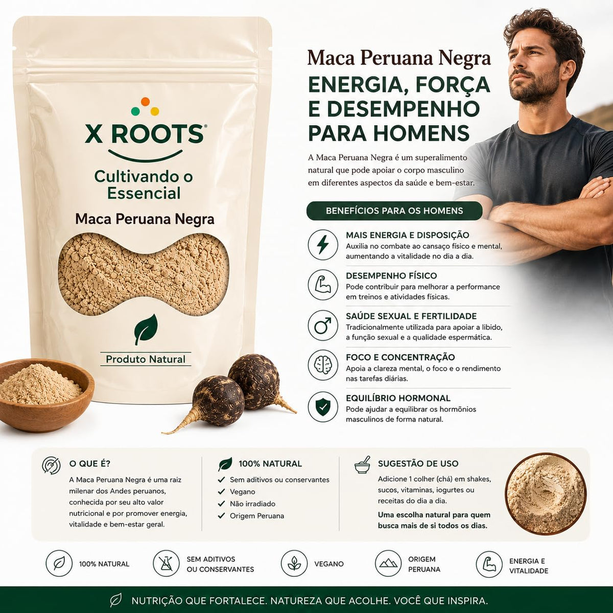 Maca Peruana Negra X Roots