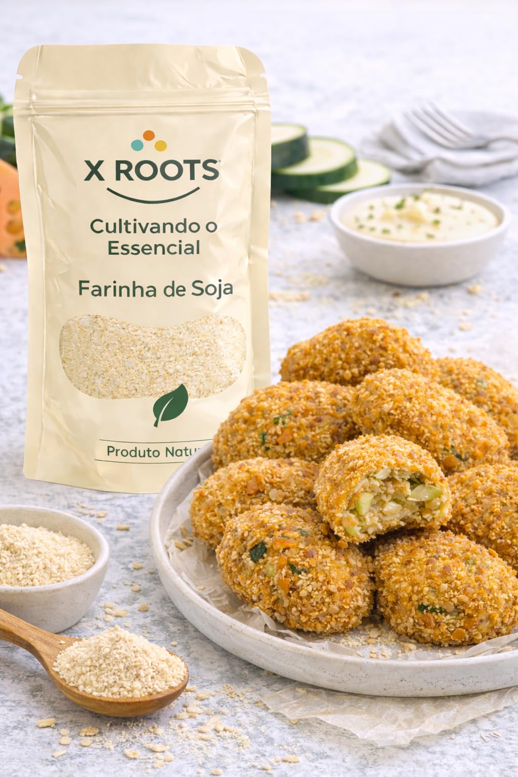 Farinha de Soja X Roots