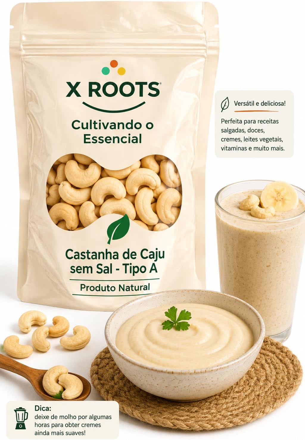 Castanha de Caju X Roots