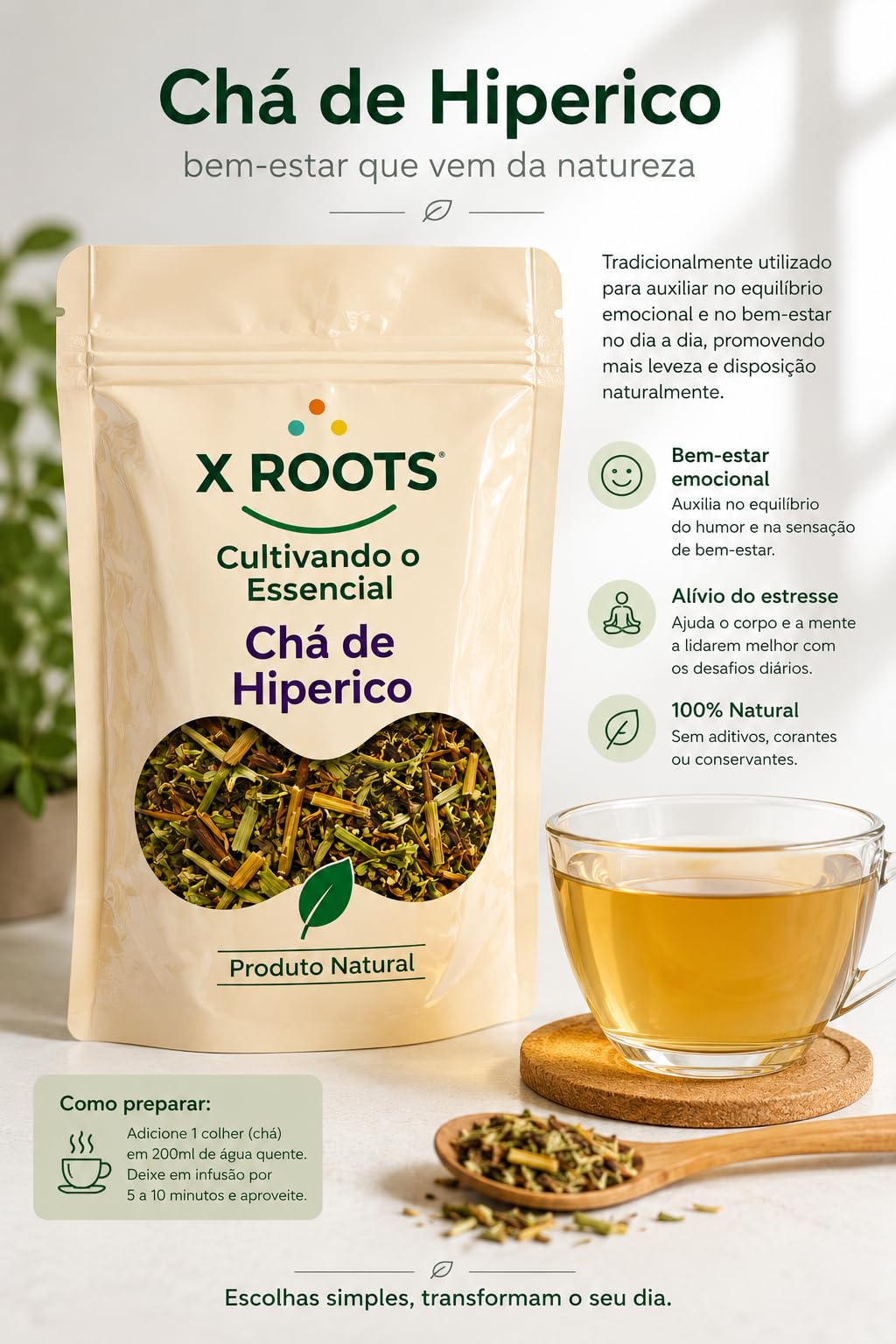 Chá de Hipérico X Roots