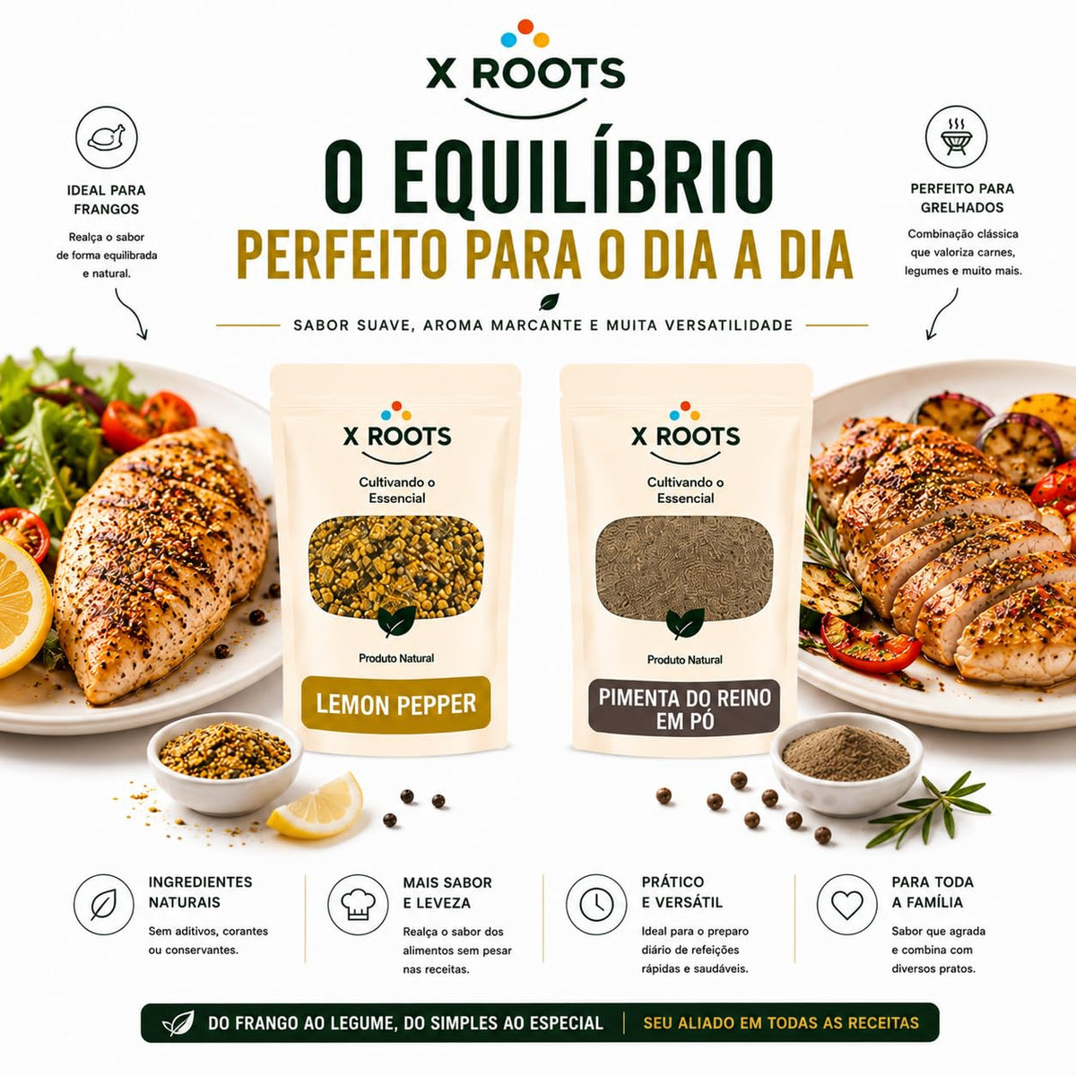 Kit Temperos Clássicos X Roots