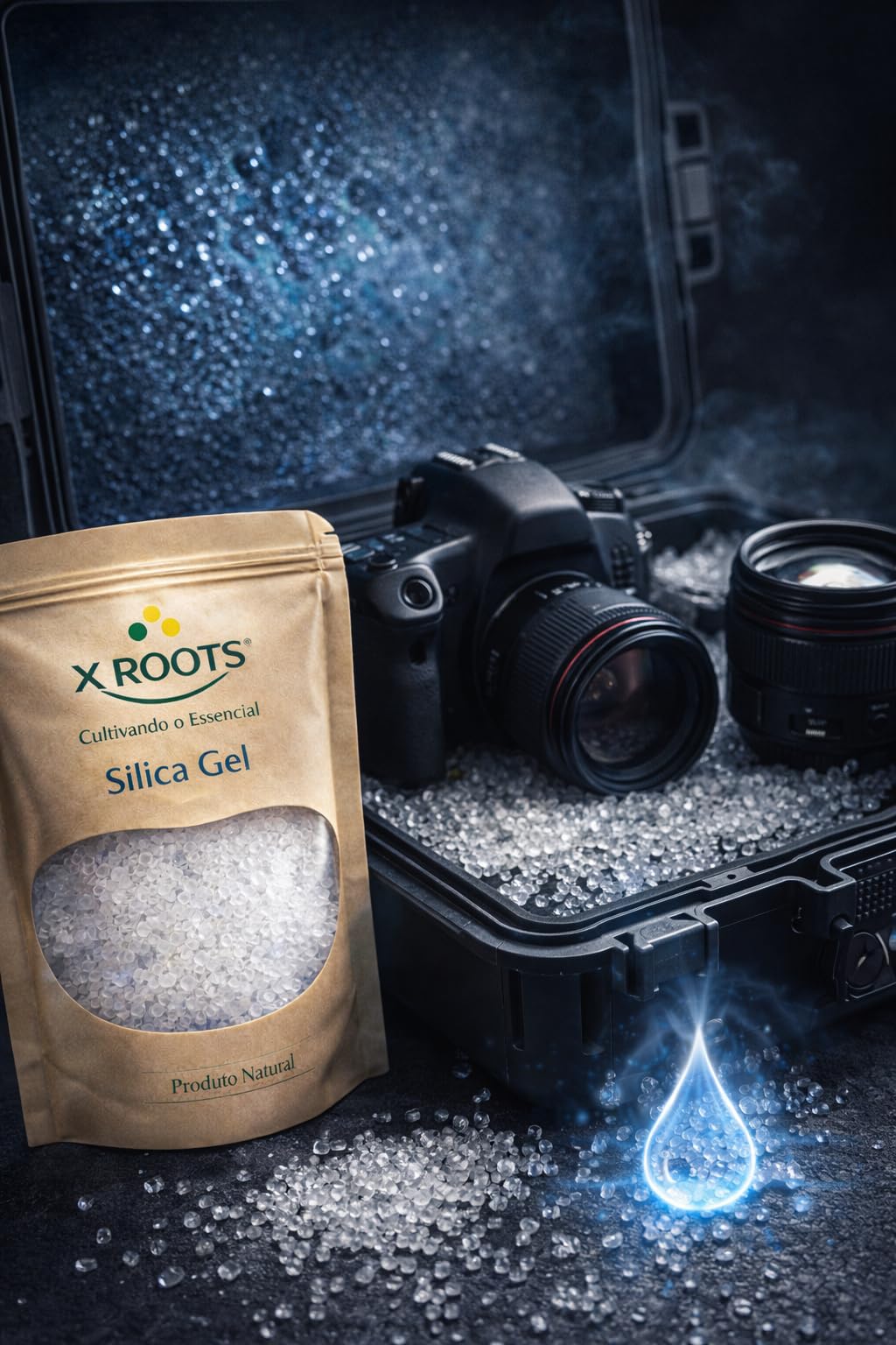 Sílica Gel em Bolinhas X Roots