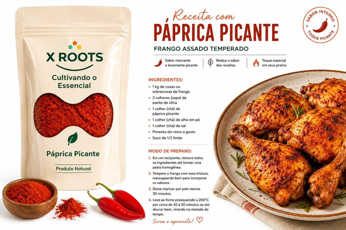 Kit 3 Pápricas X Roots