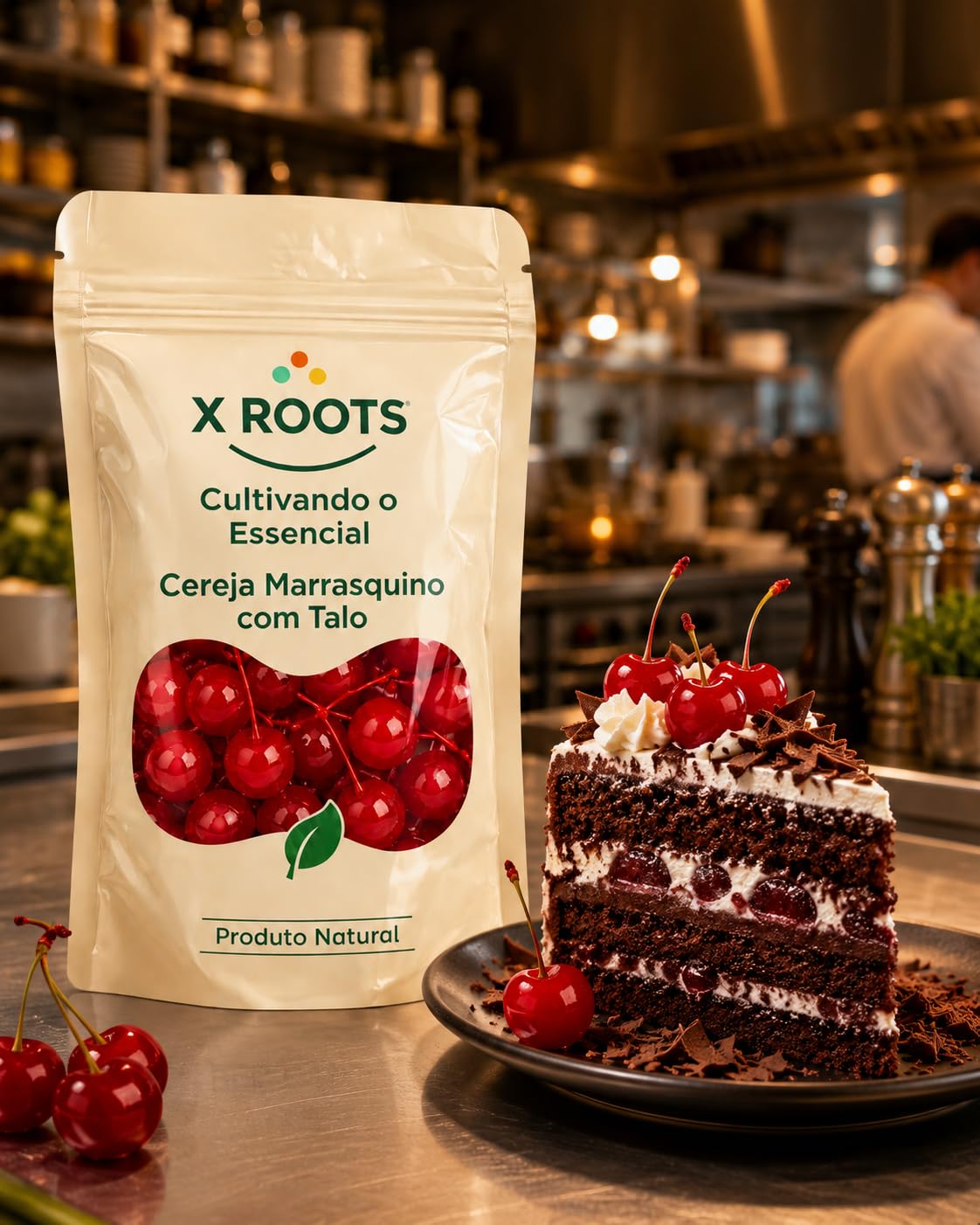 Cereja Marrasquino sem Talo X Roots